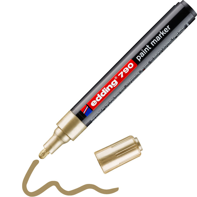 Edding -  Paintmarker  790 alcoholbasis 2-3mm goud | 10 stuks