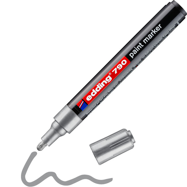 Edding -  Paintmarker  790 alcoholbasis 2-3mm zilver | 10 stuks