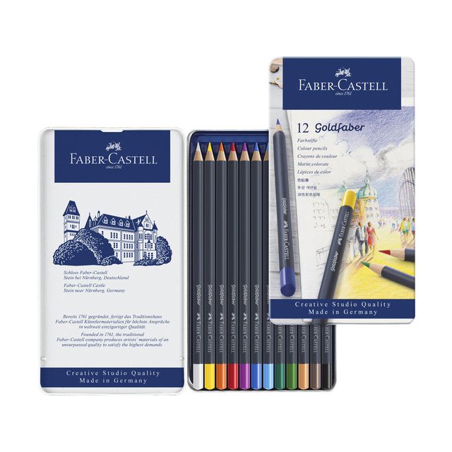 Faber Castell -  Kleurpotlood faber-castell gf 12st assorti