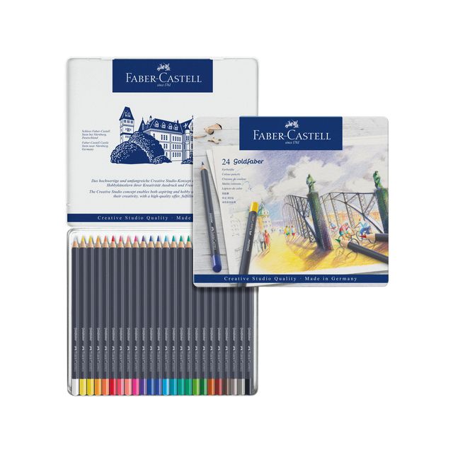 Faber Castell -  Kleurpotlood faber-castell gf 24st assorti