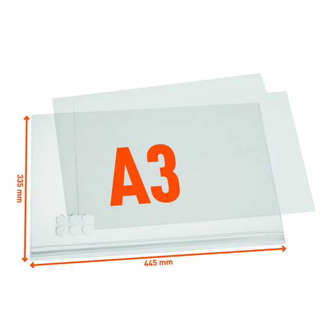 Durable -  Infohoes  waterbestendig a3 zelfklevend | 6 stuks