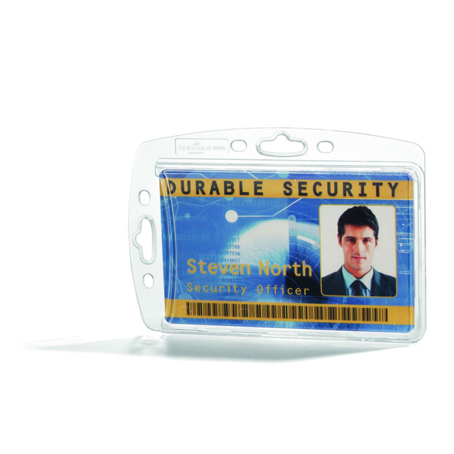 Durable -  Badge  gesloten voor 1 kaart | 10 stuks