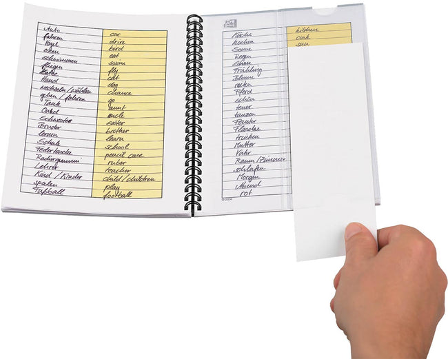 Oxford -  Vocabulary Coach spiraalschrift, ft A5, 48 vel, gelijnd, geassorteerde kleuren (afbeelding 2)
