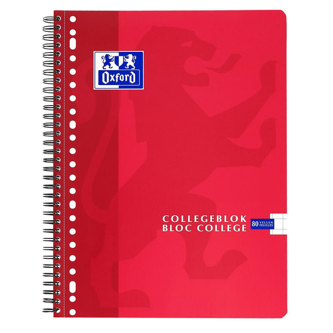 Oxford -  Collegeblk oxf school a4 rt 10mm 23g 160pag ass