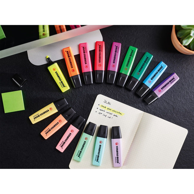 Stabilo -  Markeerstift boss 70/10 10st assorti