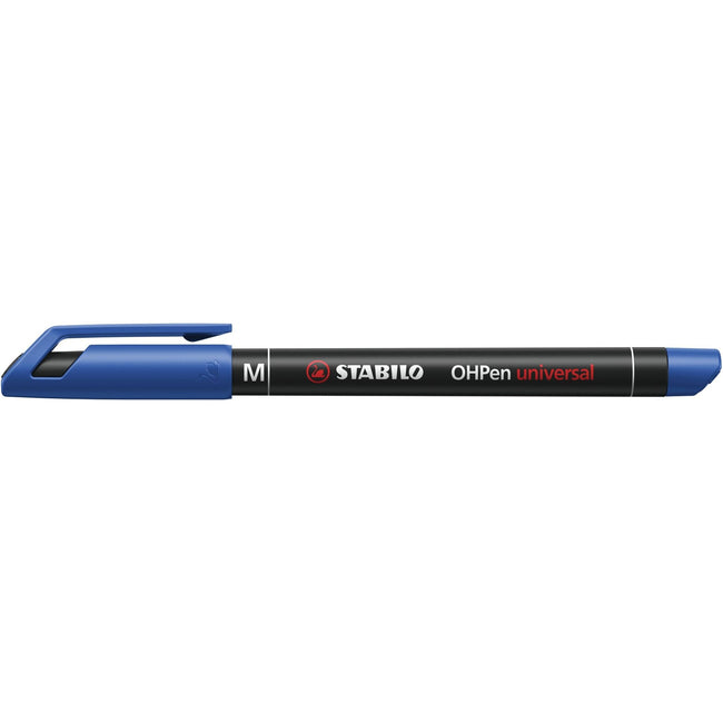 Stabilo -  Viltstift ohp 843/41 rond m blauw | 10 stuks