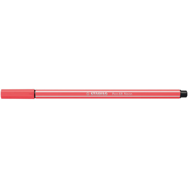 Stabilo -  Pen 68, premium viltstift, neon rood, per stuk
