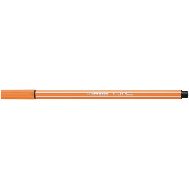 Stabilo -  Viltstift pen 68/054 m neon oranje | 10 stuks
