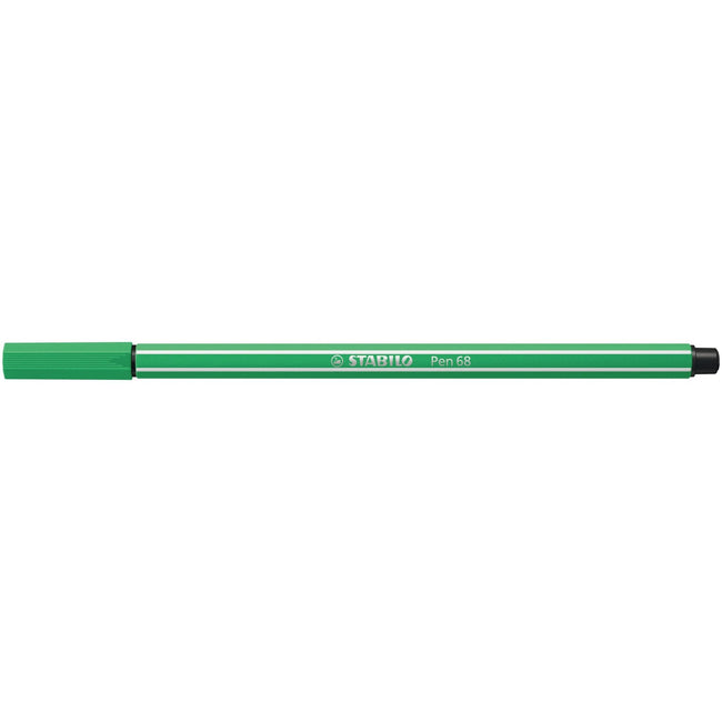 Stabilo -  Viltstift pen 68/16 m licht smaragdgroen | 10 stuks