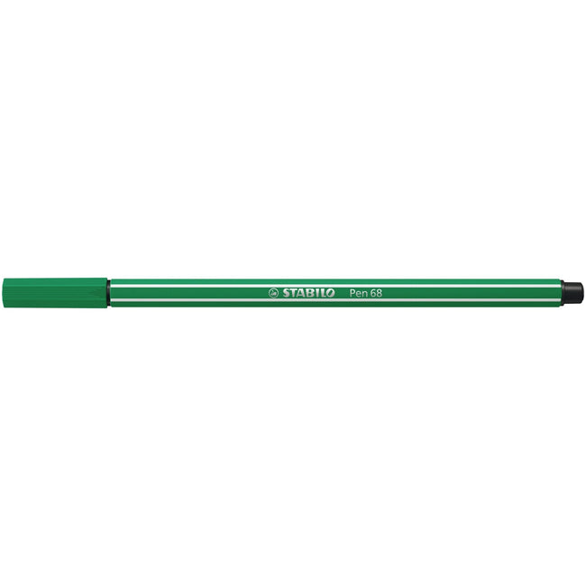 Stabilo -  Viltstift pen 68/36 m smaragdgroen | 10 stuks