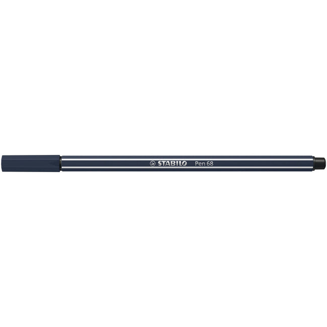 Stabilo -  Viltstift pen 68/98 m paynesgrijs | 10 stuks