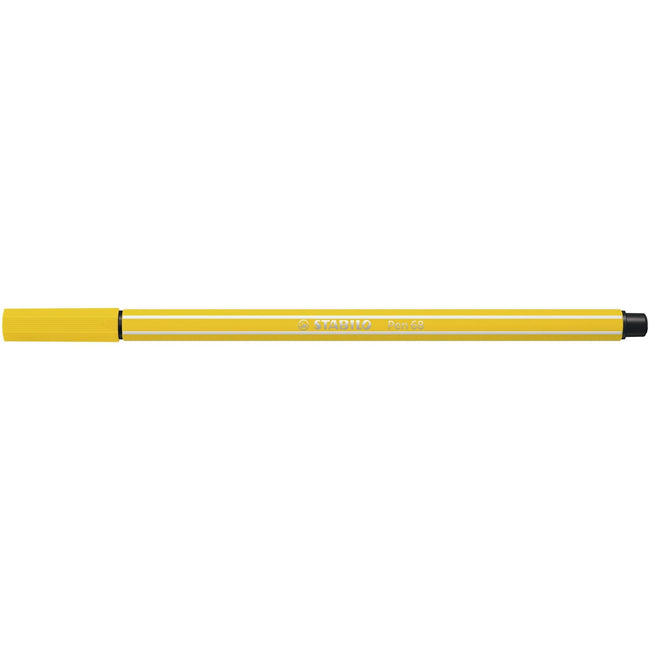 Stabilo -  Pen 68, premium viltstift, citroen geel, per stuk