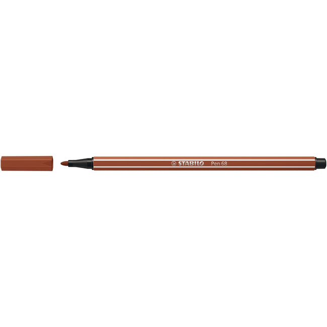 Stabilo -  Pen 68, premium viltstift, roodkrijt, per stuk
