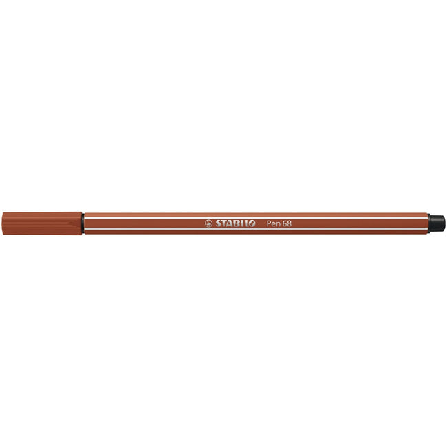 Stabilo -  Pen 68, premium viltstift, roodkrijt, per stuk