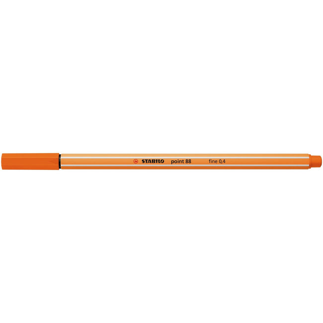 Stabilo -  Fineliner point 88/30 f bleek vermiljoen | 10 stuks