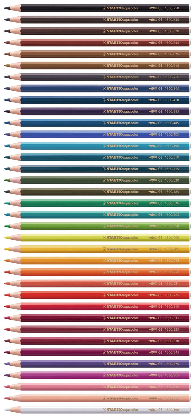 Stabilo -  Kleurpotlood 1624 aquacolor arty 24st ass | 6 stuks