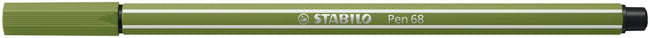 Stabilo -  Pen 68, premium viltstift, mosgroen, per stuk