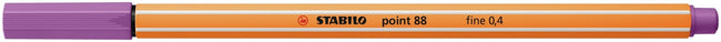 Stabilo -  point 88, premium fineliner 0.4 mm, pruimen paars, per stuk