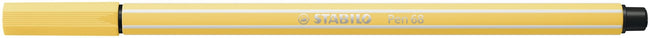 Stabilo -  Viltstift pen 68/23 m lichtgeel | 10 stuks
