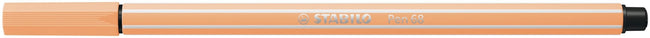 Stabilo -  Viltstift pen 68/25 m pastel oranje | 10 stuks