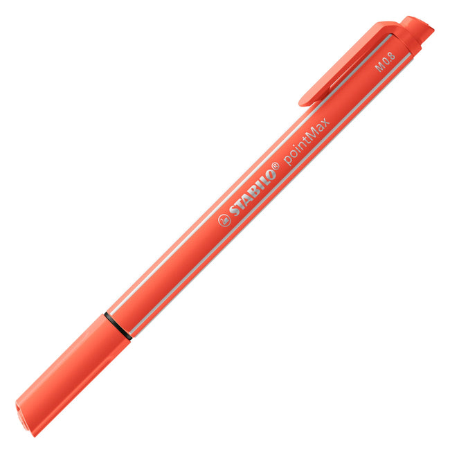 Stabilo -  pointMax, hardtip fineliner 0.8 mm, ARTY etui met 24 kleuren