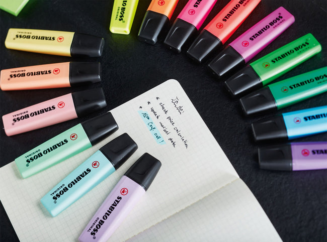 Stabilo -  Markeerstift boss 70/33 blister groen | 10 stuks