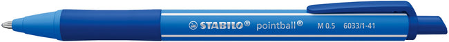 Stabilo -  Balpen pointball colorful bl blist à 1st