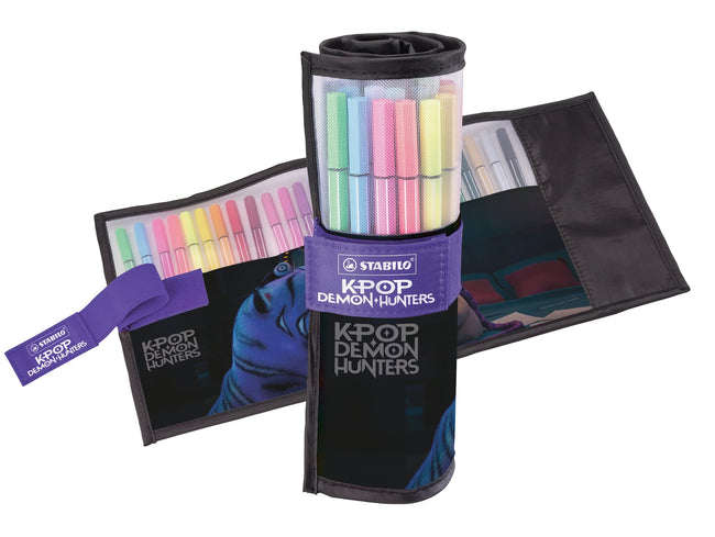 Stabilo -  pen 68 kpop demon hunters 25st. rollerset
