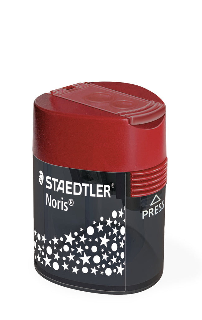 Staedtler -  Puntenslijper 2gaats grijs/rood | 10 stuks