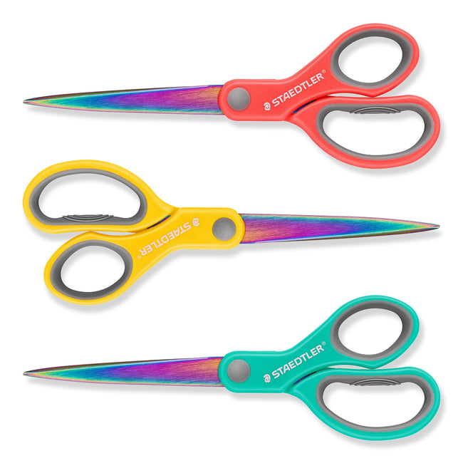 Staedtler -  Schaar norix 21cm 3 kleuren assorti | 12 stuks