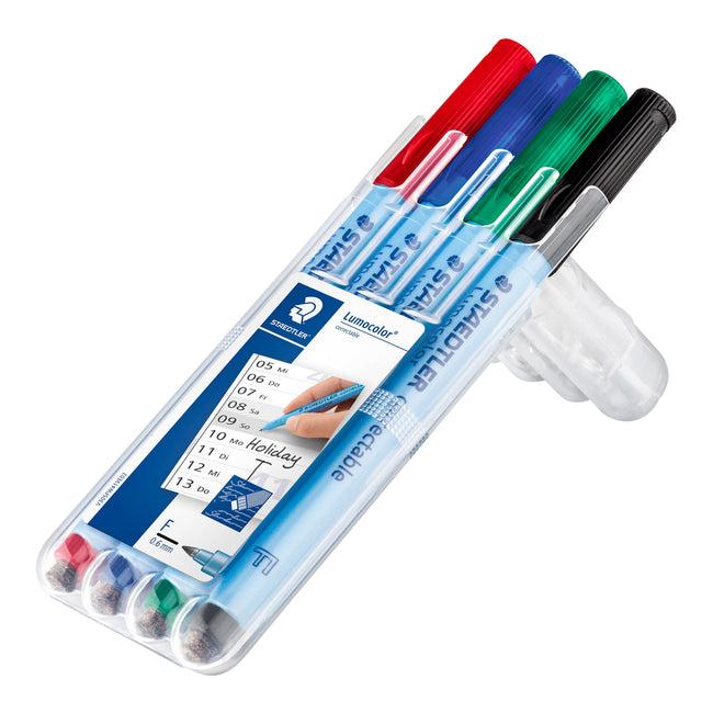 Staedtler -  Viltstift ohp lumo f 305 correctable ass