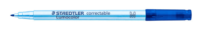 Staedtler -  Viltstift ohp lumo m 305 non perm bl | 10 stuks