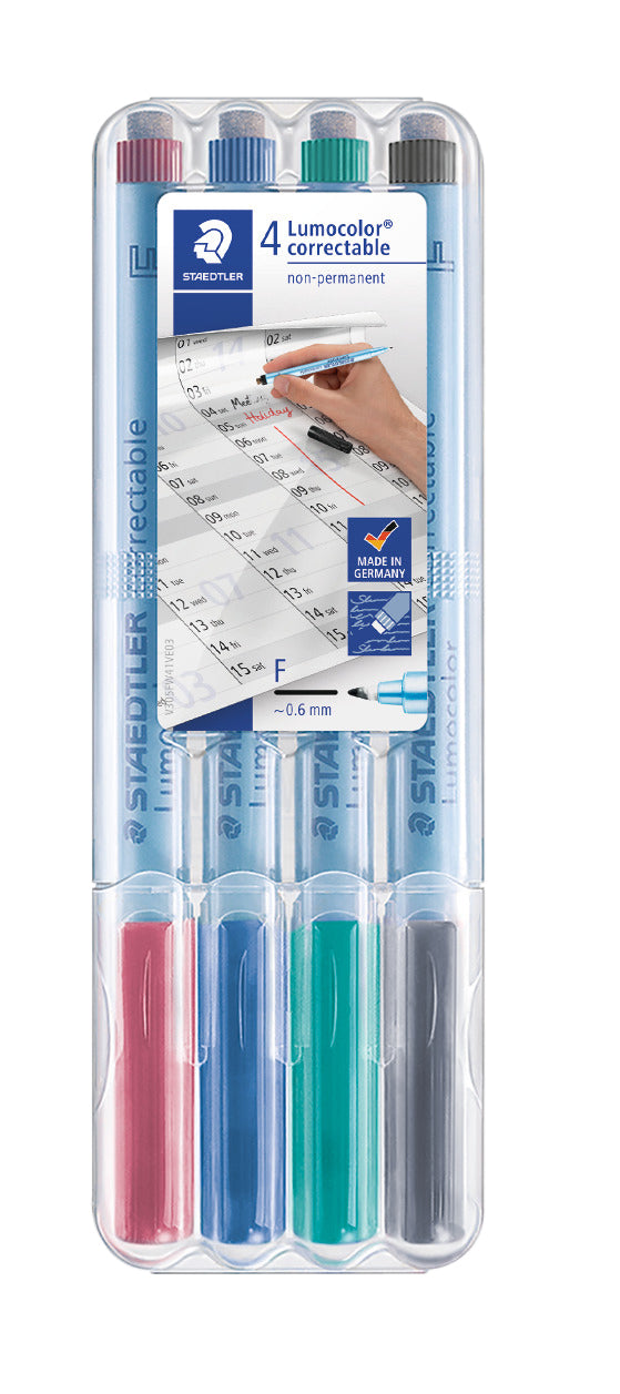 Staedtler -  Viltstift ohp lumo f 305 correctable ass | 10 stuks