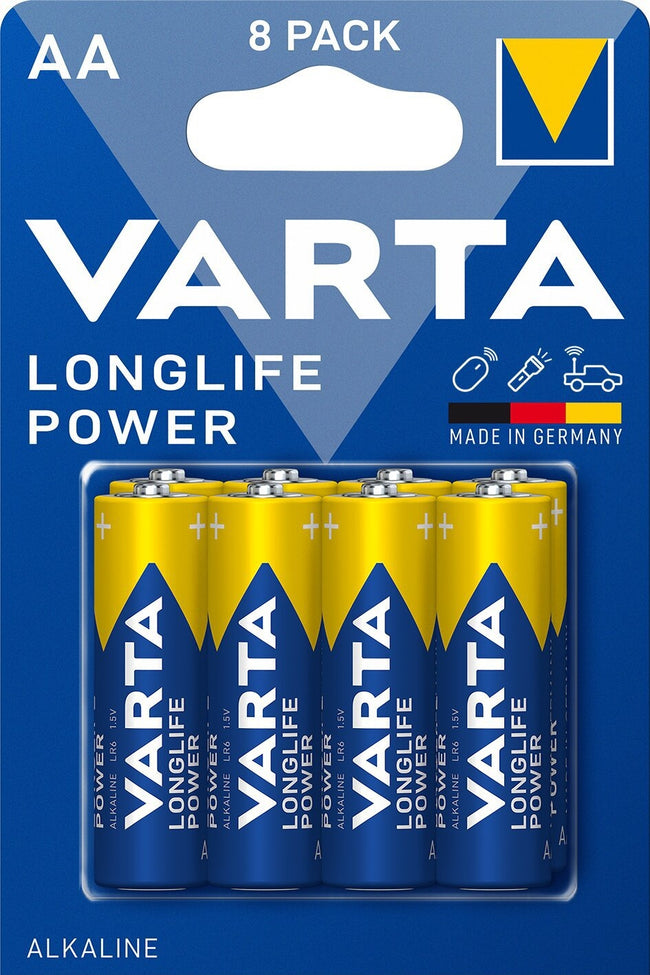 Varta -  Batterij longlife power 8x aa