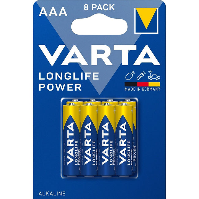 Varta -  Batterij longlife power 8x aaa