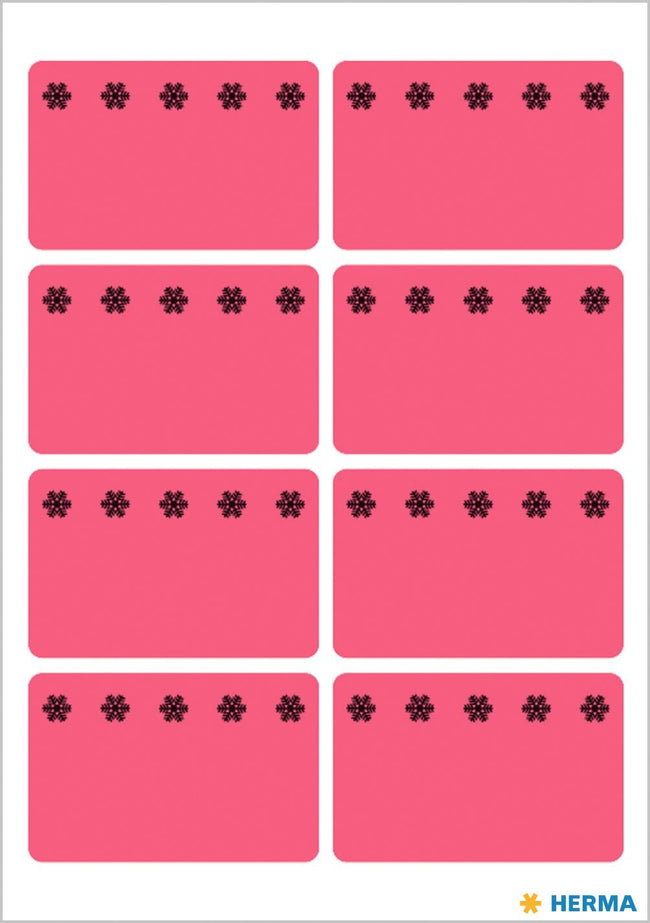 HERMA -  Etiket  3772 26x40mm diepvries rood 48st