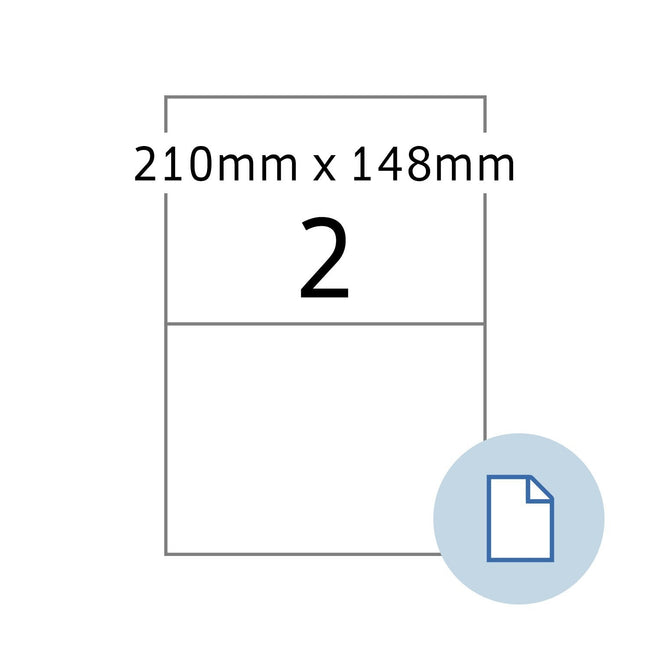 HERMA -  Etiket  8402 a4 expr 500 210x148 wit 1000st
