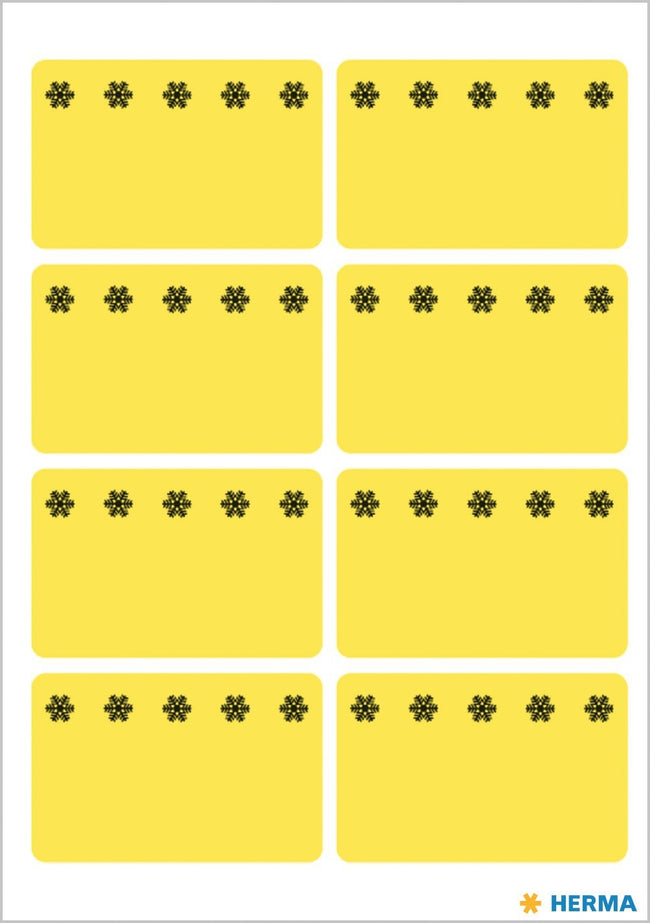 HERMA -  Etiket  3771 26x40mm diepvries geel 48st | 10 stuks