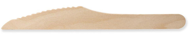 Klika -  Mes uit hout, gecoat, 165 mm, pak van 100 stuks