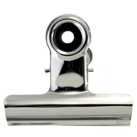 LPC - Bulldoggenclip 38 mm, Silber, Box mit 10 Stück