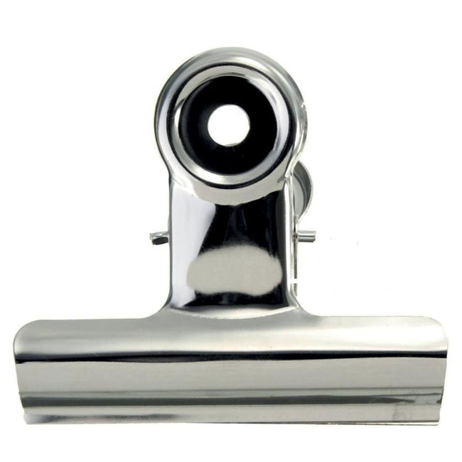 LPC - Bulldoggenclip 38 mm, Silber, Box mit 10 Stück
