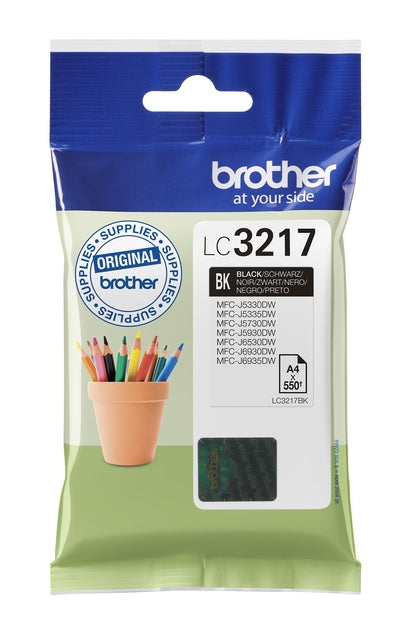 Inkcartridge Bruder LC-3217 Schwarz