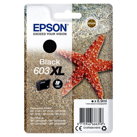Epson - Tintenpatrone 603XL T03A1 schwarz