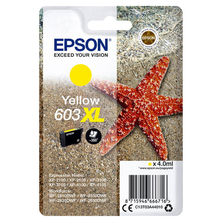 Epson - Tintenpatrone 603XL T03A4 gelb