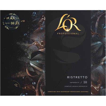 Douwe Egberts – professionelle Scheiben Intensität 10, Ristretto, Packung mit 50 Scheiben