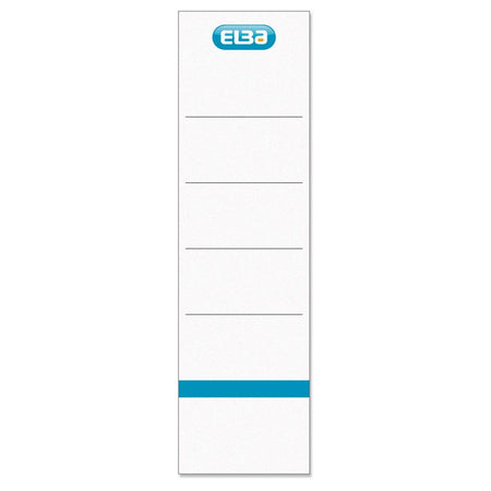 Elba - Rückeneinlegekarte Rado breit 54x190mm weiß 10 Stück