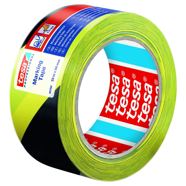 Tesa -  Markeringse prof 60760 pv1 50mmx33m gl zw | 6 stuks