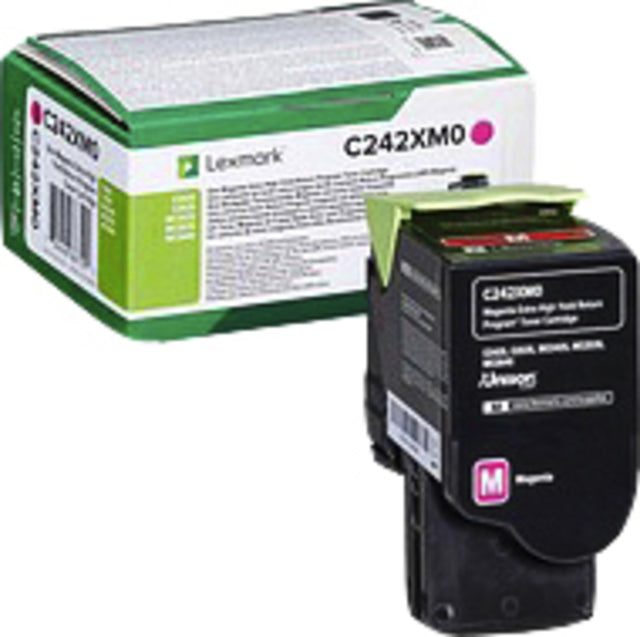 Tonercartridge Lexmark C242xm0 Rot