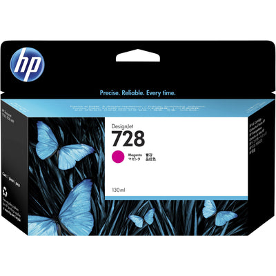 HP - Tintenpatrone f9j66a 728 rot
