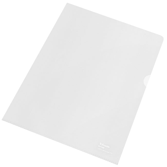 Esselte -  L-map  a4 gerecycled transparant | 310 stuks